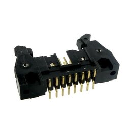 2.54mm Pitch Box Header Connector With Latch SMT Type