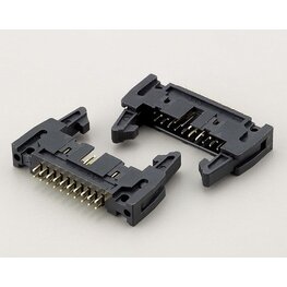 2.54mm Pitch Box Header Connector With long Latch Straight Type 