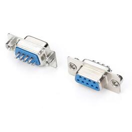 DB 2 Row D-SUB Connector,Simple Solder Riveting Type,9P Female
