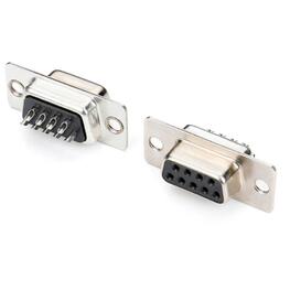 DB 2 Row D-SUB Connector,Traditional Solder Type,9P Female