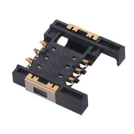 SIM Card Connector without post 6PIN H2.60mm/H2.80mm
