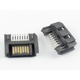 SATA Type A 7P Male Connector SMD
