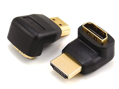 HDMI A male to HDMI A female adaptor 270˚angle type