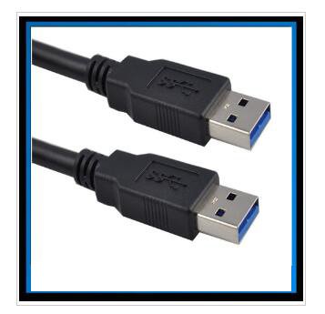 High Speed Black USB 3.0 Cable Male to Male