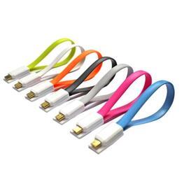 Colorful Flat micro USB Magnet wire Cable