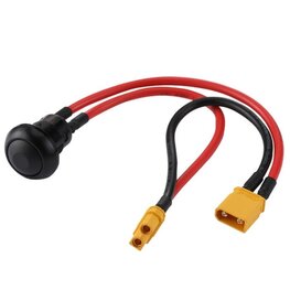 AMASS switch wire DS-12B switch wire with lock UL1015 18AWG black and red wire 120MM long switch wir