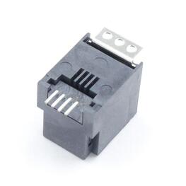 RJ11-4P4C SMD Jack Vertical,without Shell