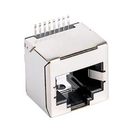 RJ45-8P8C SMD Jack Vertical,with Shell 