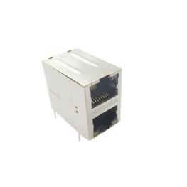 100Base 2x1 RJ45 Connector with LED
