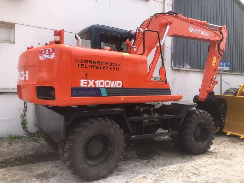 Hitachi EX100W used excavator