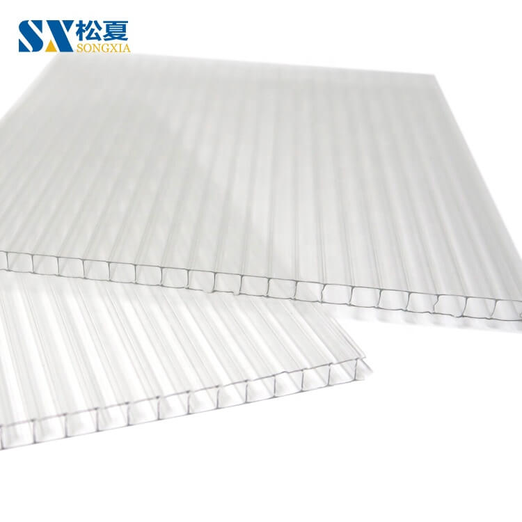 Clear Hollow Polycarbonate Sheets