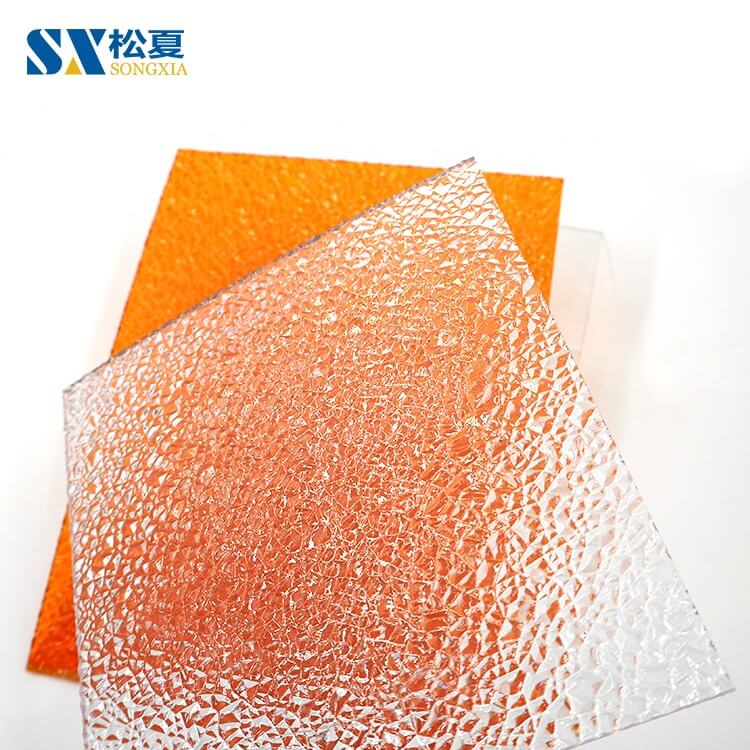 Embossed Solid Polycarbonate Sheet