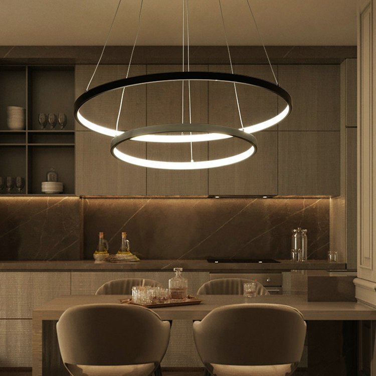 What is round linear lighting and where can it be used 