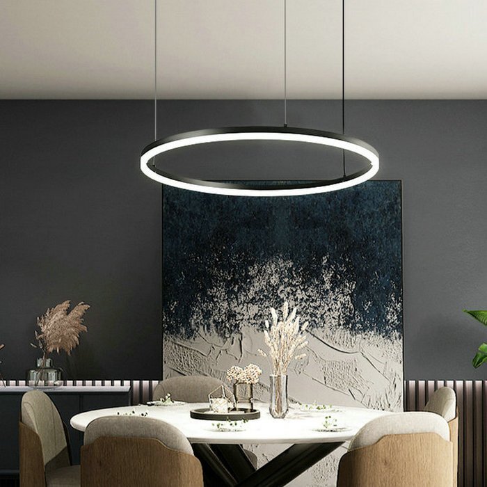 circular chandelier