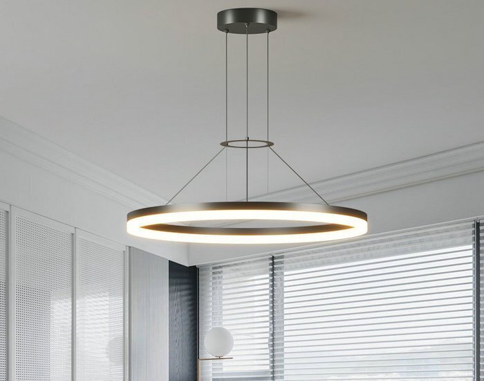 led ringed pendant lighting