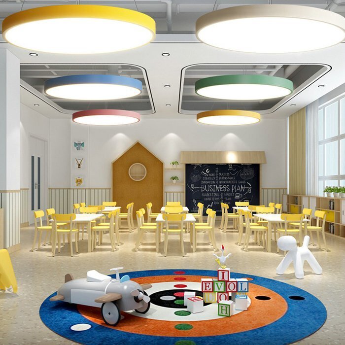 Ring Chandelier Light: Educational Lighting and Commercial Lighting Bloom Together 