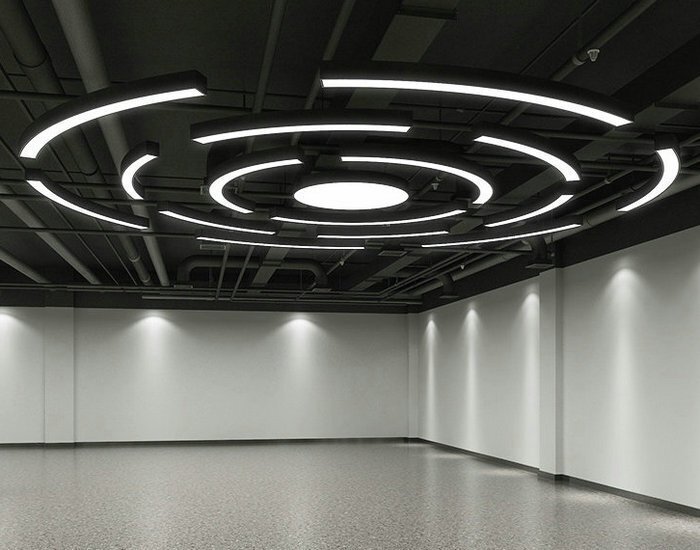 round led chandeliers