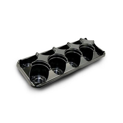 Plastic ST400-10 round carry trays