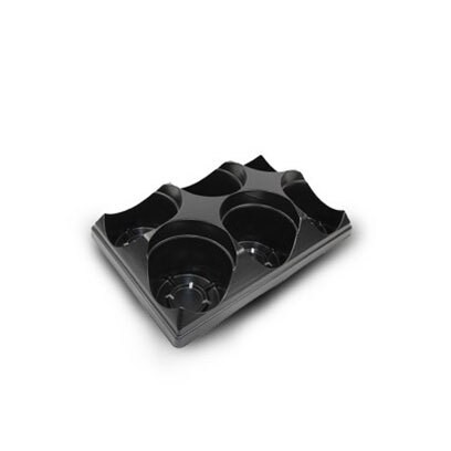 Plastic ST600-6 round carry trays