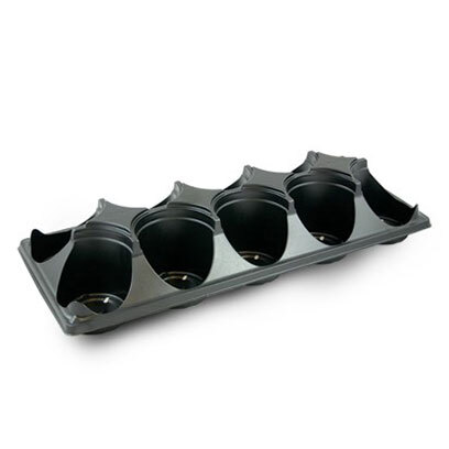 Plastic ST433W-10 round carry trays