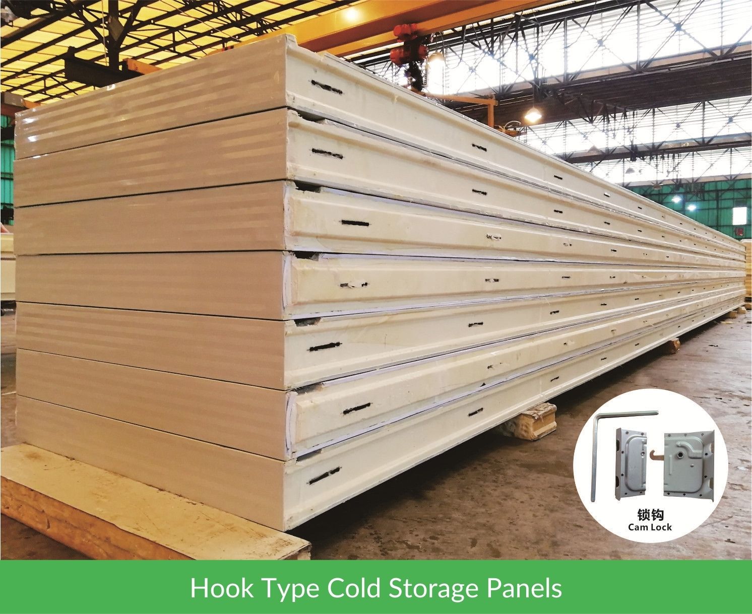 50mm Hook Type Cold Storage Panels