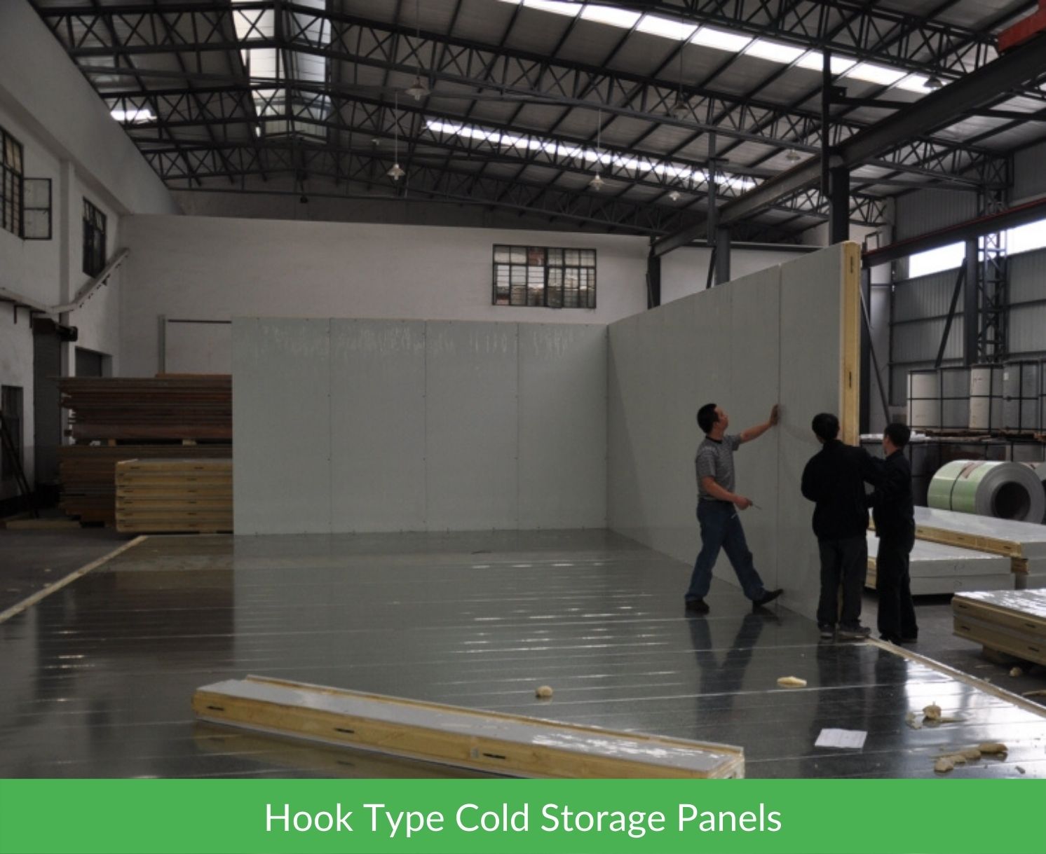 75mm Hook Type Cold Storage Panels