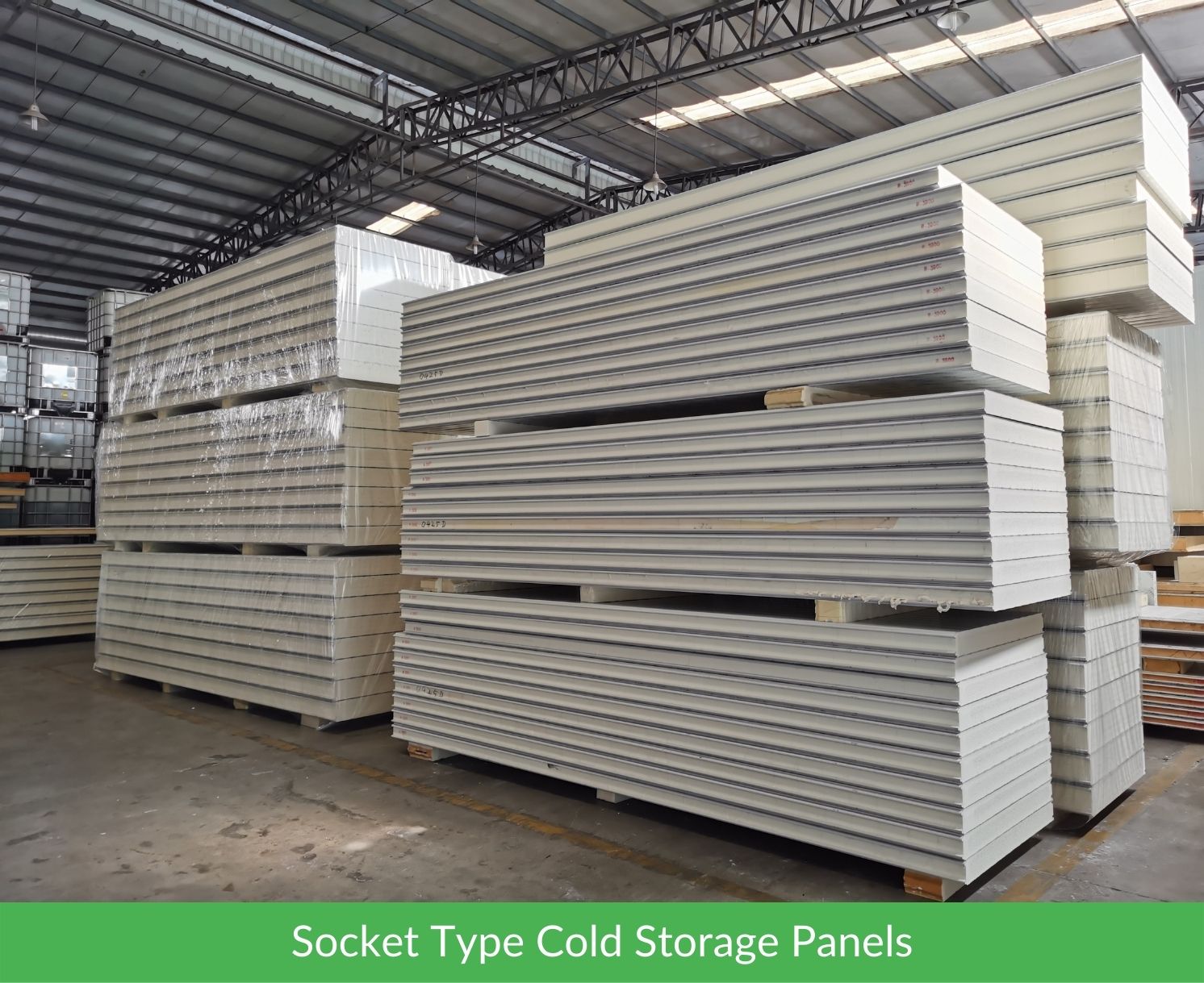 150mm Socket Type Cold Storage Panel