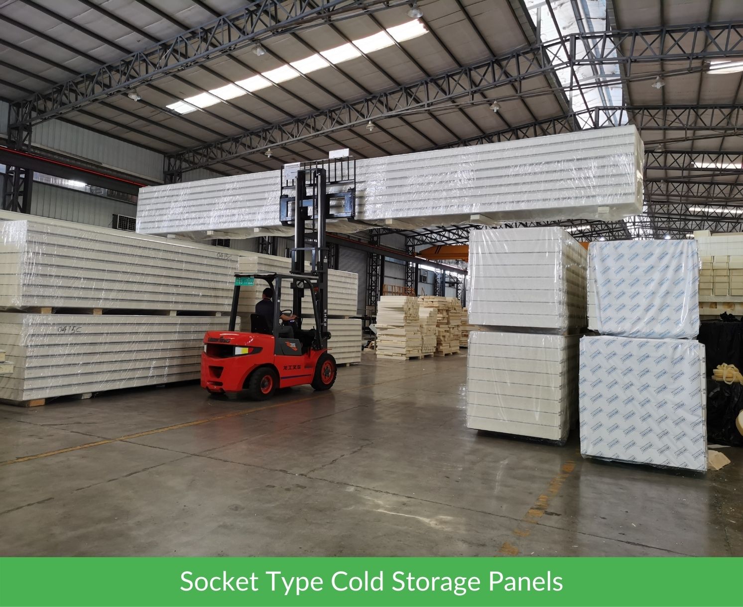200mm Socket Type Cold Storage Panel