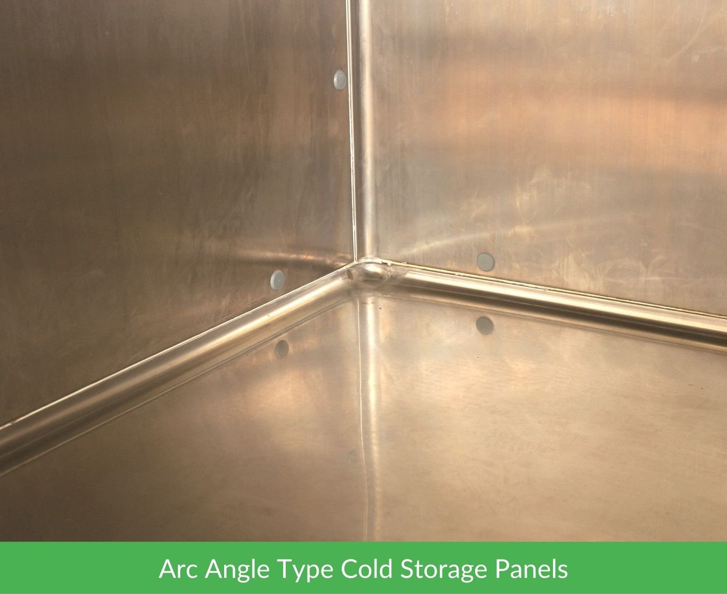 100mm Arc Angle Type Cold Storage Panels