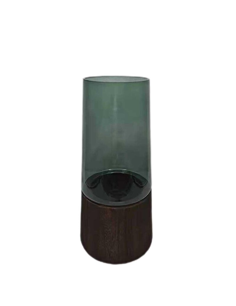 Decorative Vases for Home Decor With Wood Base