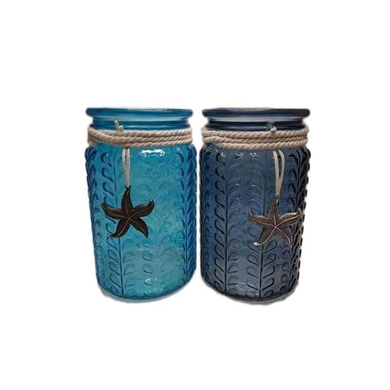 Glass Vase With Starfish