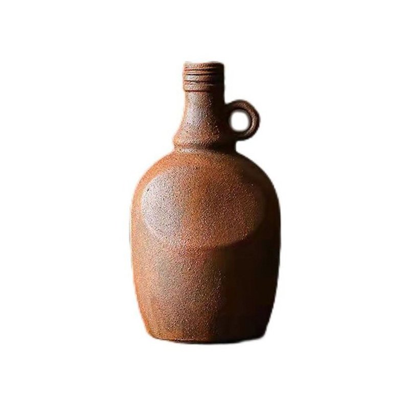 Rust Color Glass Vase