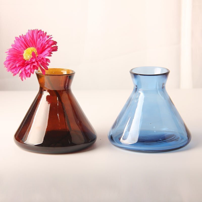 Glass DecorationSmall Glass Flower Vase for Wholesale