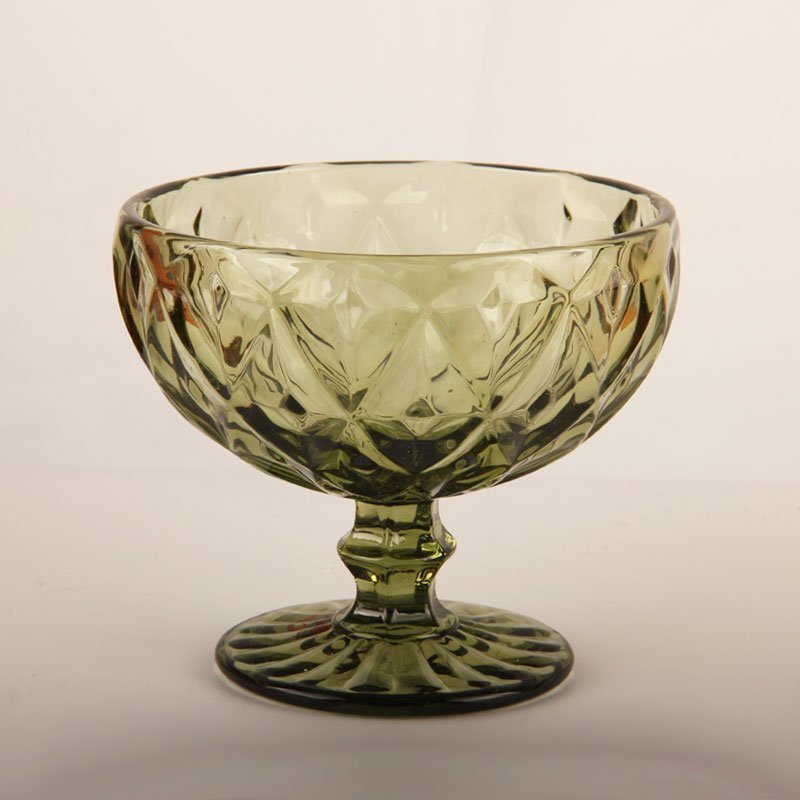 Vintage Green Glass Serving Bowls,Ice Cream Bowls Supplier Manufacturers