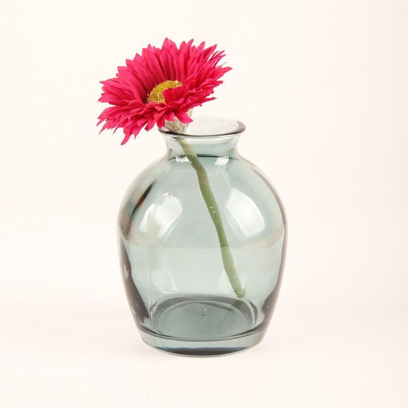 Wholesale Greyish-green Small Glass Vase Supplier Manufacturers