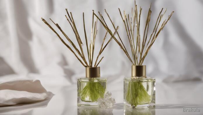 crystal infused reed diffuser of Brakula