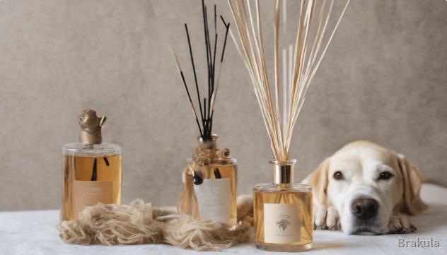 Reed diffuser and dog