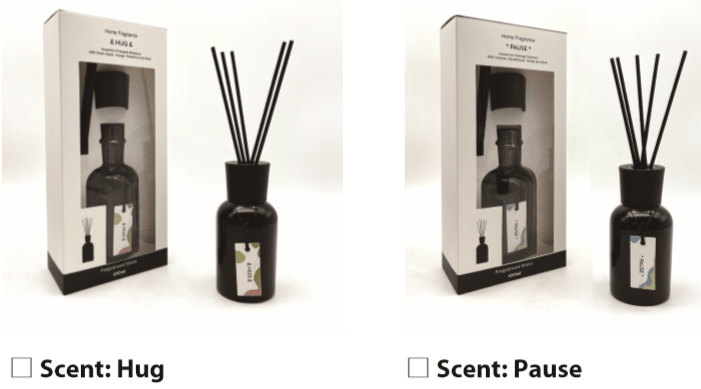 Brakula Reed Diffuser 100ml BKA670423 (Noir & Blanc)-2