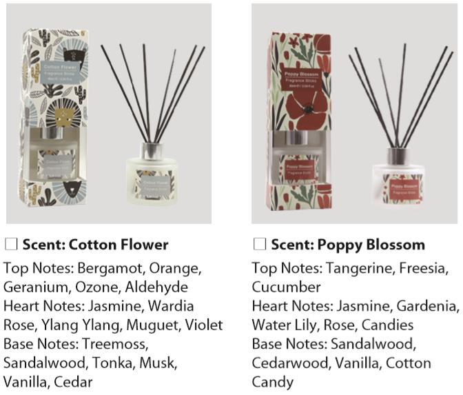 Brakula Reed Diffuser BKA141018 Colorful Home Collection 1