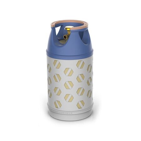 Factory Direct Sales 34.5L Composite Material LPG Transparent Gas Cylinder price of lpg gas cylinder