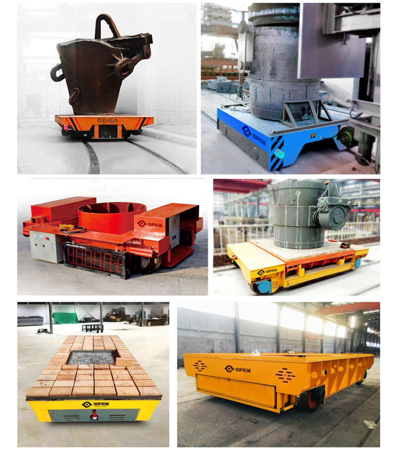 stainless steel ladle transfer cart