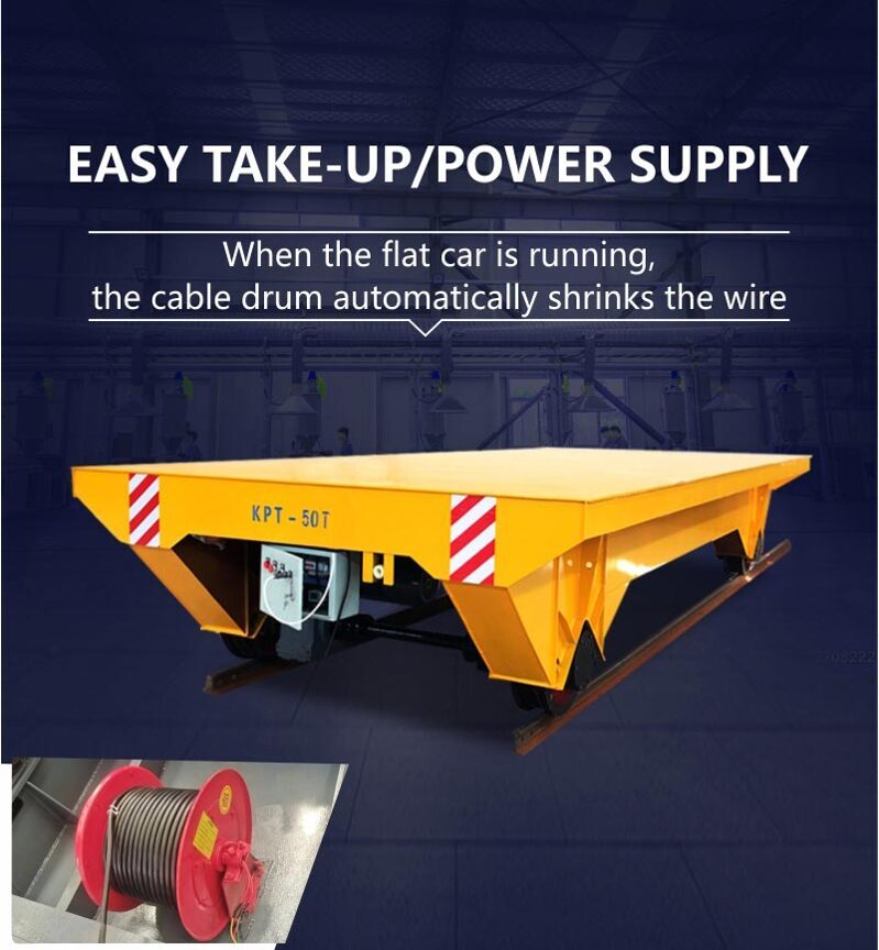 cable reel coil transfer cart