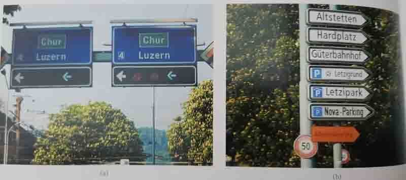 General road signs in Switzerland 2