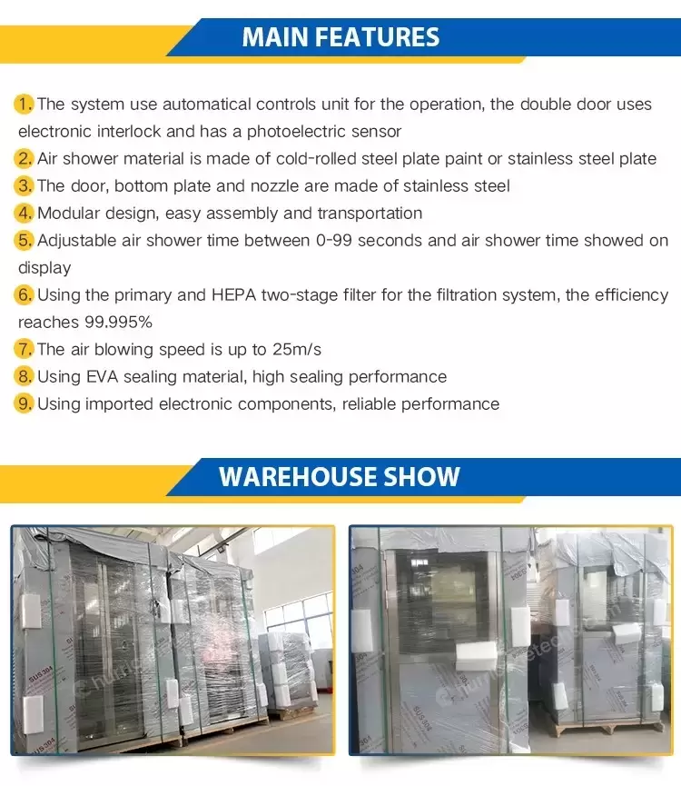 Cleanroom / Clean Room Automatic Air Shower