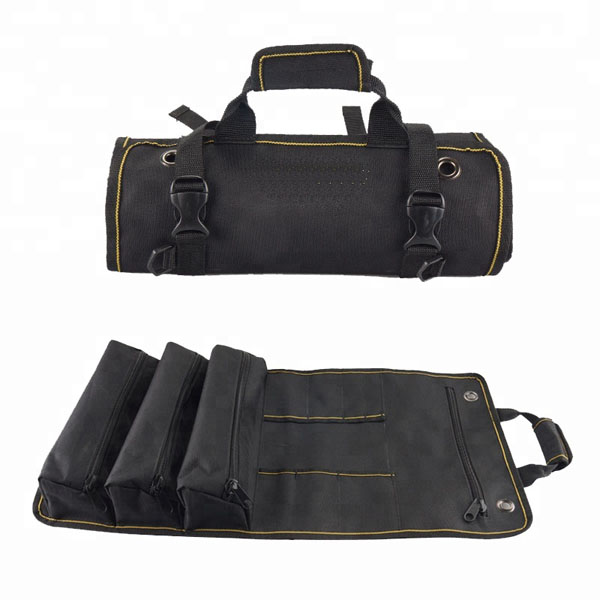 Professional Electricians Organizer folding bag tool roll pouch hand tool roll  bag 