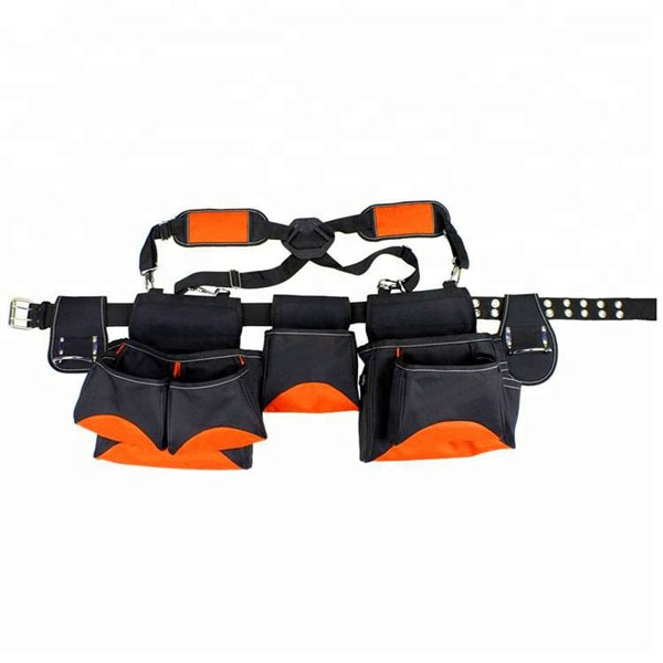 Polyester multi-purpose OEM/ODM electrical waist tool kit belt bag,Tool belt assembly