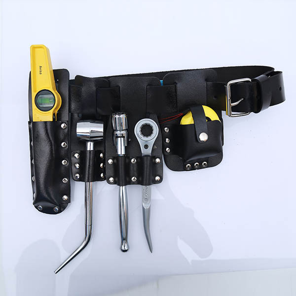 Leather tool belt set tool bag for scaffolding usage in good quality Tool pouch