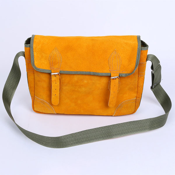 Yellow cowhide kit Electrician repair welding welder tool bag woodworking bag