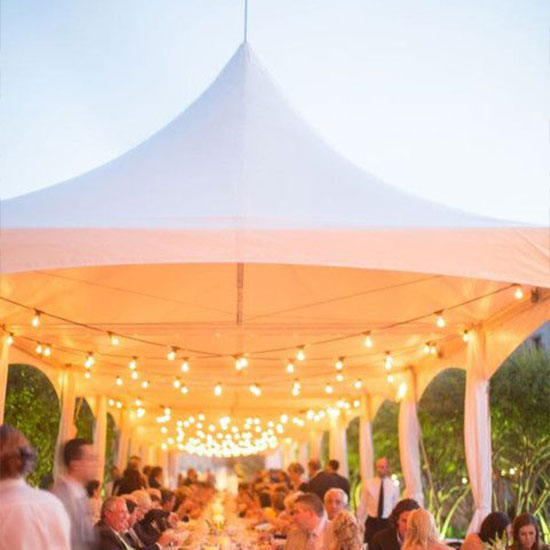 Wedding tent decoration - Lighting