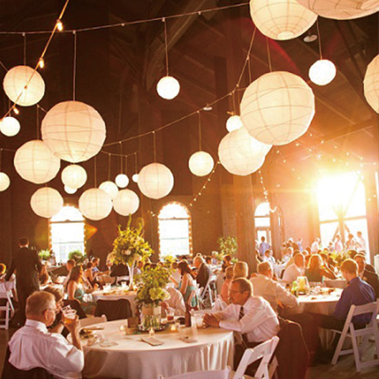 Wedding tent decoration - Lanterns